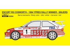 Decal – Escort RS Cosworth - Bastos rally team - Ypres / Barum rally winner 1994